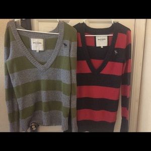 2 (XL) Abercrombie Sweaters